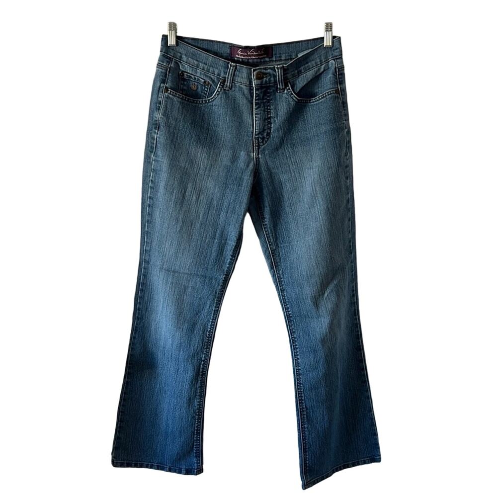 Gloria Vanderbilt The Perfect Fit Blue Soft Worn Jeans 10 Short